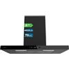 Cecotec Cappa Aspirante a T Bolero Flux TT 704400 Black A++, 70cm, 413,3m³/h Aspirazione, Classe A++, Controllo Touch Invisibile, Hand Movement Control, Funzione Booster, Filtri Lavabili