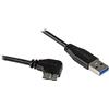 StarTech Cavo USB-A a Micro-B ad Angolo Destro 1m, 5Gbps (USB3AU1MRS)