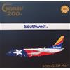 GeminiJets Gemini Jets 1/200 G2SWA1009F Boeing 737-700 Southwest "Lone Star One" Flaps down