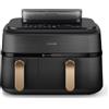PHILIPS Airfryer Serie 5000 doppio cestello 9.0L e cottura a vapore - NA552/00