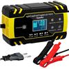 Uraqt Caricabatterie auto Moto 8A 12V/24V LCD touchscreen protezioni