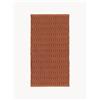 Westwing Collection Tappeto da esterno tessuto a mano con motivo geometrico Rune - Marrone chiaro