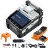 VEVOR Giuntatrice per Fibra Ottica AI-7C a 6 Motori Batteria da 7800 mAh, Tempo di Giunzione di 6 s e Riscaldamento di 15 s Allineamento del Nucleo Touchscreen da 5 Pollici Supporto Universale 3 in 1
