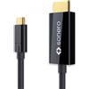 Sonero Cavo adattatore USB-C Sonero Premium, 1,5 m, connettore USB-C/connettore HDMI-A, nero
