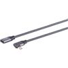 S-CONN maximum connectivity S/CONN massima connettività Cavo di prolunga USB-C®, 3.2, 90°, Pro, 1 m (13-56020)