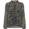 Only Onlditsy L/S Blouse Wvn Noos, Black/AOP:Shana Grafic, XL
