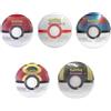 Pokémon Carte Pokemon TIN POKEBALL Metallo 2025 - VERSIONE ITALIANA - Contiene 3 buste - ORIGINE PERDUTA e altre - UNA (1) POKE BALL Casuale