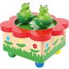 small foot Carillon Stagno con rane in legno, con rane che danzano al ritmo della melodia, da 3 anni, 7541
