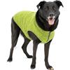 Kurgo K9 Core - Maglione per cani per tutto l'anno | Gilet in pile per cani | Giacca per animali domestici in pile lavorato a maglia | Fodera in pile | Leggero | Apertura con cerniera per imbracatura
