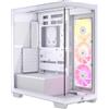 CORSAIR 3500X ARGB Mid-Tower ATX Case per PC - Vetro Panoramico Temperato - Compatibile con Scheda Madre a Connessione Inversa - 3x Ventole CORSAIR RS120 ARGB Incluse - Bianco