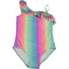 A2Z 4 Kids Ragazze Nuoto Costume Un Pezzo Costumi Da Bagno Estate Vacanza Spiaggia Balneazione Tutti in Un Veloce Secco Età 2-13 Anni