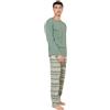 TRAMAS+ Pigiama Uomo Lungo 100% Cotone, Maglia Maniche Lunghe e Pantalone