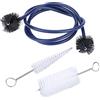Akozon Kit di pulizia per tromba, kit di spazzole per accessori Pulizia Accessori per tromba Strumento musicale Manutenzione Cura Strumento musicale portatile 3 tipi