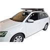 J&J AUTOMOTIVE HEKO Deflettori per Skoda Fabia 3 5-Porte Berlina 2014-2021 | 2 deflettori HEKO per Skoda Fabia 3 5-Porte Berlina/Wagon, PMMA 3 mm, fumé, canale del finestrino.