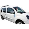 J&J AUTOMOTIVE HEKO Deflettori per Renault Kangoo 2008-2021, 2 pezzi | 2 deflettori HEKO per Renault Kangoo, PMMA 3 mm, fumé, canale del finestrino.