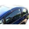 J&J AUTOMOTIVE Deflettori d'Aria per Toyota Yaris 5-Porte Berlina 2005-2011, Set da 2 Pezzi, Nero Fumé Oscurato Heko