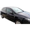 J&J AUTOMOTIVE HEKO Deflettori per Seat Ibiza 4 6J 5-Porte Berlina | 2 deflettori HEKO per Seat Ibiza 4 6J 5-Porte Berlina, PMMA 3 mm, fumé, canale del finestrino.