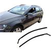 J&J AUTOMOTIVE HEKO Deflettori per VW Golf 7 5-Porte Berlina 2012-2019 | 2 deflettori HEKO per Volkswagen Golf 7 5-Porte Berlina/Wagon, PMMA 3 mm, fumé, canale del finestrino.