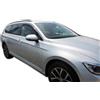 J&J AUTOMOTIVE HEKO Deflettori per VW Passat B8 4-Porte Berlina 2014-2023 | 2 deflettori HEKO per Volkswagen Passat B8 4-Porte Berlina/Wagon, PMMA 3 mm, fumé, canale del finestrino.