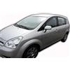 J&J AUTOMOTIVE HEKO Deflettori per Toyota Corolla Verso 2004-2009, 2 pezzi | 2 deflettori HEKO per Toyota Corolla Verso, PMMA 3 mm, fumé, canale del finestrino.