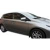 J&J AUTOMOTIVE HEKO Deflettori per Toyota Auris 5-Porte Berlina 2013-2018 | 2 deflettori HEKO per Toyota Auris 5-Porte Berlina, PMMA 3 mm, fumé, canale del finestrino.