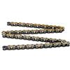 motodak DID Catena 520VX3 con 116 Link Colore Oro Chiusura a Rivetto