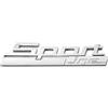 HolaDemo Emblema del parafango dell'auto, adesivo lato Sport Line Luxury Line Logo compatibile con BMW 520d 530d 330d 320d 518d F30 F10 G30 G20 E46 E39 F11 F32 (linea sportiva)