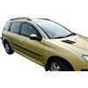 J&J AUTOMOTIVE HEKO Deflettori per Peugeot 206 5-Porte Berlina 1998-2012 | 2 deflettori HEKO per Peugeot 206 5-Porte Berlina, PMMA 3 mm, fumé, canale del finestrino.