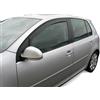J&J AUTOMOTIVE HEKO Deflettori per VW Golf 5 5-Porte Berlina 2003-2009 | 2 deflettori HEKO per Volkswagen Golf 5 5-Porte Berlina, PMMA 3 mm, fumé, canale del finestrino.
