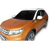 J&J AUTOMOTIVE Deflettori d'Aria per Suzuki Vitara 4 Dal 2015, Set da 2 Pezzi, Nero Fumé Oscurato Heko
