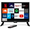 SMART TV BLUGY LED 19", 12V, 1366x768 pixel, camper, campeggio