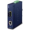 PLANET IP30 Industrial 10/100/1000BAS convertitore multimediale di rete 1000 Mbi