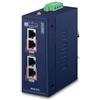 PLANET IPOE-270 switch di rete Supporto Power over Ethernet [PoE] Blu (IP30 Indu