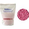 Decora, 5081188 Confezione da 1 Kg di Mini Lenti Cioccolato A Latte Rosa Pesca, Dim. ⌀ 10 mm, Pronte all'uso, Con il 60% di cioccolato al latte, Confezione Bakery, Made in Italy