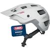 ABUS MoDrop Casco MTB, casco da bicicletta robusto con buona ventilazione per mountain bike, vestibilità personalizzata, per donna e uomo Bianco (polar white) L (57-61 cm)