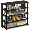 Furinno Turn-N-Tube Scarpiera, Legno, Marrone (Espresso), taglia unica
