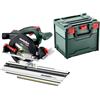 metabo Sega circolare manuale a batteria KS 18 LTX 57 BL - 18 V, profondità di taglio 57 mm, diametro lama 165 mm, motore brushless, piastra in alluminio, precisa, leggera, ergonomica, con metaBOX e
