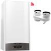 Ariston Caldaia a Condensazione CLAS ONE 30 Kw tecnologia ERP WiFi incluso + kit fumi sdoppiato