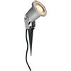 SLV Nautilus picco, grigio argento, GU10, max 35W, compreso il cavo 1,5 m con spina 227.418