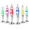 InnovaGoods® Lava Lamp 25 W, Lampada Lava Rilassante, Lampada da comodino, Funziona con una sola lampadina 7 colori, 3 LED RGB (1,5 W), ideale per camera da letto, soggiorno, salotto.
