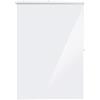 Relaxdays Tenda per Doccia Moderna, 140x240 cm, Vasca da Bagno, Idrorepellente, Montaggio a Soffitto, Rullo,Trasparente