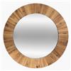 ATMOSPHERA CREATEUR D'INTERIEUR Atmosphera - Grande specchio da parete in legno di abete D 83 cm