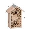 Relaxdays Casetta per Api, Hotel in Legno per Insetti, Giardino e Balcone, da Appendere, HLP: 21 x 15,5 x 9 cm, Marrone