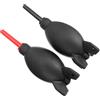 MAGICLULU Pompetta Aria per Pulizia Obiettivo Fotocamera, Silicone Rosso 2 Pezzi | Design Ergonomico, Soffio Preciso per Rimuovere Polvere, Kit Compatto per Accessori Fotografici