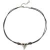 Fossil Men's Jewellery Made of Stainless Steel, 42 cm + 5 cm Extension, Pendant: 15 x 13 mm