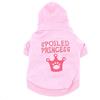 SMALLLEE_LUCKY_STORE felpa con cappuccio per cani di piccola taglia con cappuccio per ragazze e cuccioli magliette per gatto vestiti estivi yorkshire chihuahua colore rosa