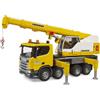 BRUDER 03571 - scala 1:16 - CAMION CON GRU SCANIA SUPER 560R LIEBHERR- NUOVO