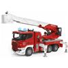 Toysgiocattoli BRUDER 03590- scala 1:16 - AUTOPOMPA POMPIERI SCANIA R SERIE S - FUORI CATALOGO