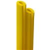 4R Quattroerre.it - 12102 - Profili Salvaporta Paracolpi per Auto, Giallo, 2 Pezzi, 65 cm