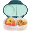 b.box Porta Merenda | Mini Bento Box con 2 Scomparti a Prova di Perdite | Porta Pranzo e Porta Merenda Bambini Scuola | Lunch Box Bambini Adatto a Frutta Intera | Senza BPA
